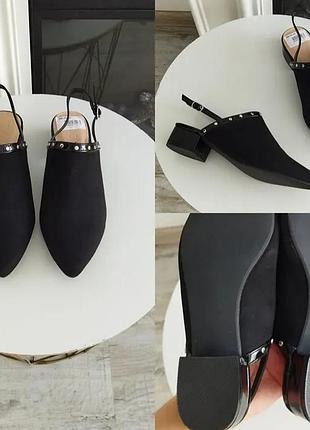 Туфлі  з закритим носком та відкритою п'ятою b&co 37
