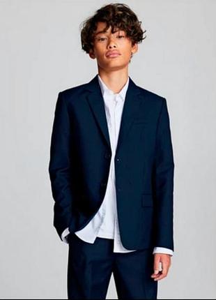 Стілячий лляний блейзер піджак h&m