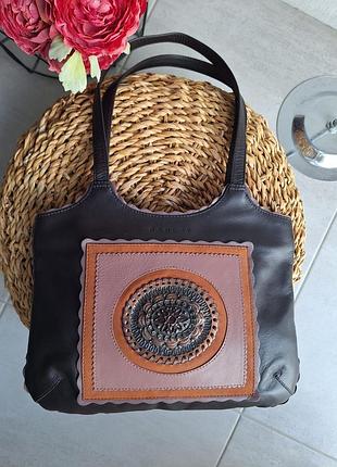 Винтажная сумка из натуральной кожи radley
