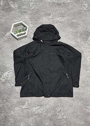 Куртка marmot precip eco оригінал чорна чоловіча мембранна куртка мармот штормівка з капюшоном