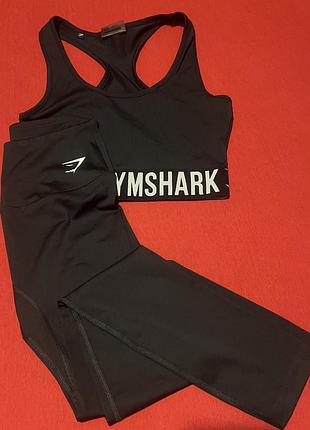 Спортивний комплект gymshark (топ+лосини) s як новий