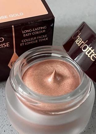 Кремові тіні charlotte tilbury cream eyeshadow - rose gold, 7 мл