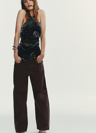 Вільні джинси baggy balloon від zara, 42р, оригінал