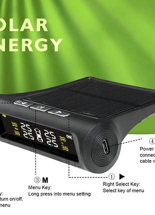 Система контроля давления и температуры в шинах e - ace solar tpms