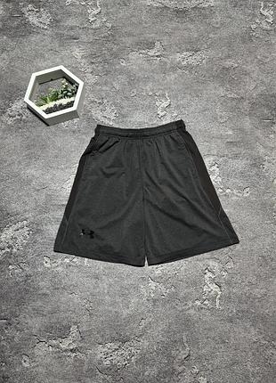 Шорти under armour оригінал сірі графітові чоловічі спортивні шорти андер армор сітка