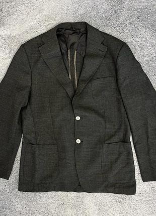 Піджак блейзер boggi milano вовняний made in italy luxury 52