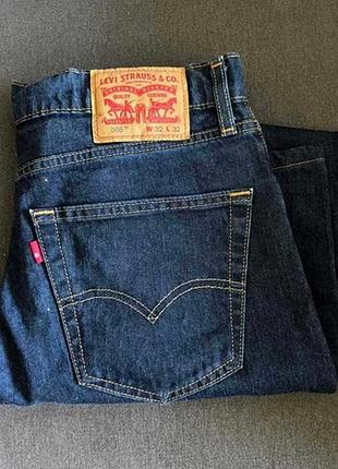 Джинсы мужские levi strauss 505, оригинал w32 l32