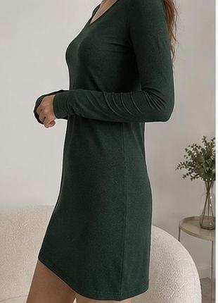 Жіночий лонгслів-туніка h&m, 100% органічна бавовна, розмір m