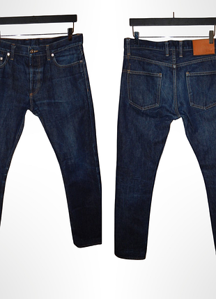 Джинсы 3sixteen sl-100x indigo selvedge jeans 14,5 унц- straight leg. made in usa