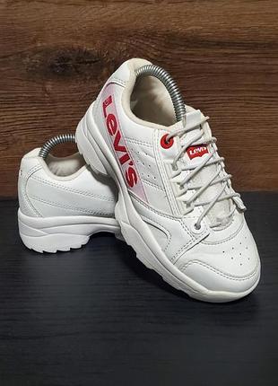 Белые детские кроссовки levi's soho trainers