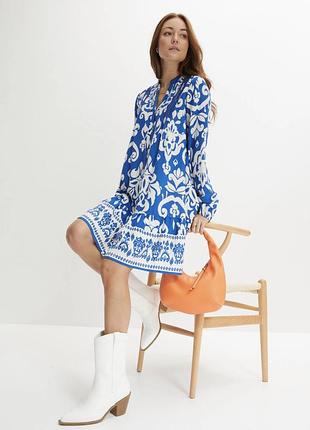 Красивенное на пуговицах с воланом по низу платье 👗