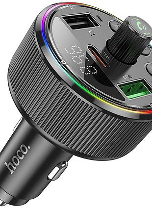 Азу fm модулятор hoco e82 guerrero pd30w+qc3.0 (2usb-a/1c)