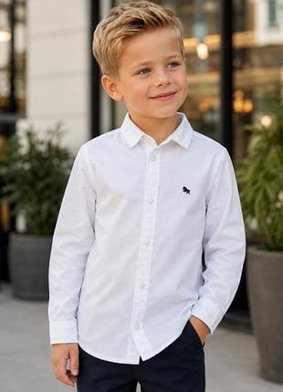 Стильная белая рубашка h&amp;m