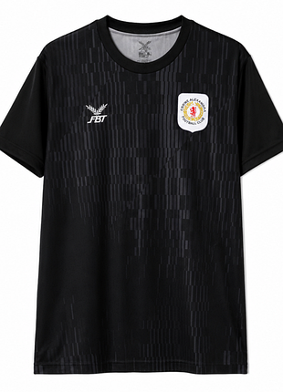 Черная футболка джерси crewe alexandra fc футбольная fbt