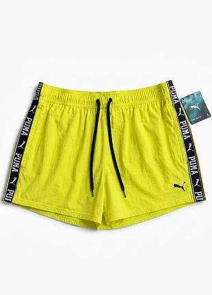 Чоловічі плавальні шорти puma lemon yellow — нові з биркою — розмір l