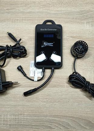 Бесшумная помпа течения hygger hg-951 mini wavemaker с контроллером и защитой от сухого хода