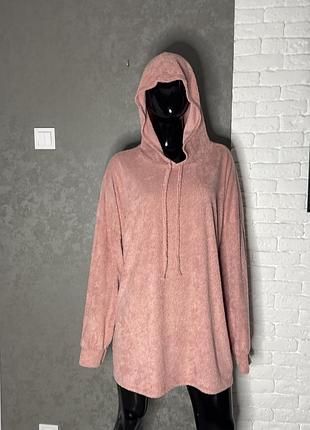 Махрове худі кофта великого розміру батал yours, xxxxxl 58-60р
