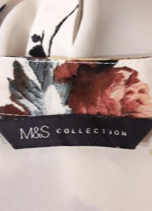 M&s collection р.16 нарядная блуза в цветах8 фото