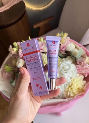 Корректирующий увлажняющий cc крем erborian cc dull correct 15ml