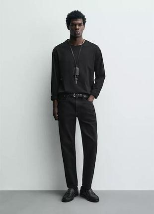 Джинси slim tapered fit zara