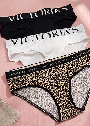 Набір бавовняних трусиків victoria’s secret труси вікторія сікрет
