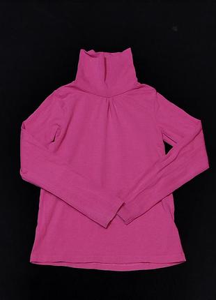 Яркий розовый гольф / водолазка h&m 122-128р 8050 т