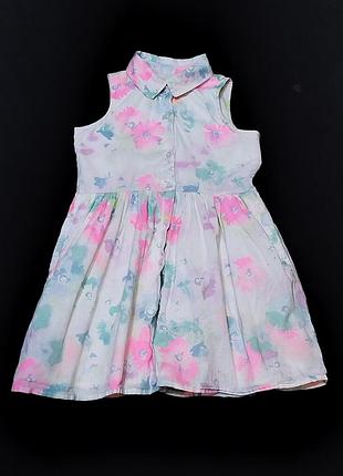 Легкое хлопковое платье gap kids 116-122р 8049 т