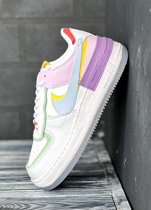Жіночі кросівки nike air force shadow різнокольорові