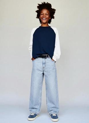 Джинси relaxed baggy fit zara