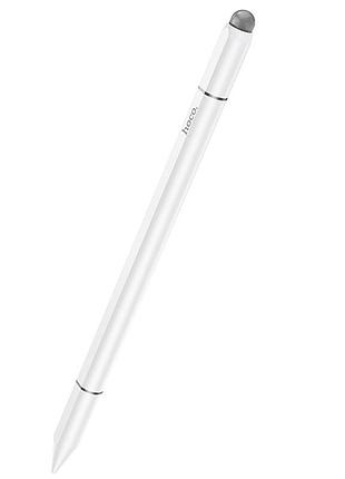 Стилус hoco gm111 cool dynamic series 3in1 passive universal capacitive pen white