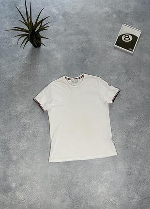 Преміальна футболка moncler котонова polo поло літо люксова люкс преміум