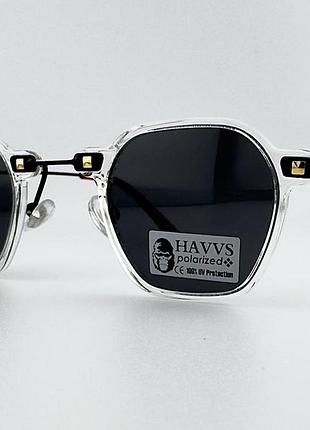 Солнцезащитные очки havvs hv68053 d polarized поляризационные с чехлом, черные