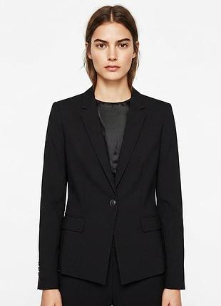 Чорний жакет жіночий zara basic