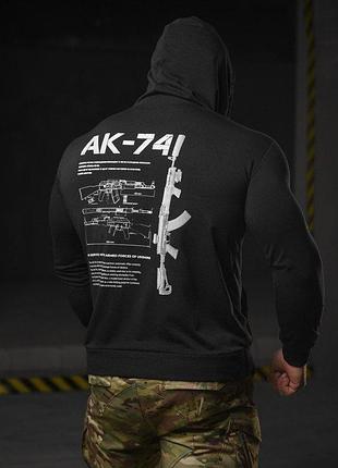 Худі maklin ак-74 black нп4950