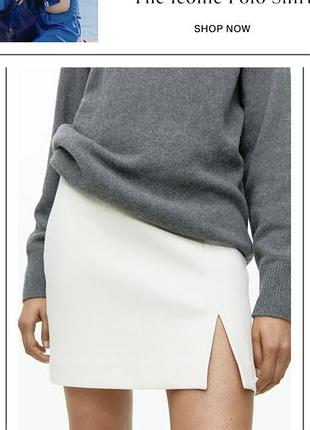 Юбка arket mini jersey skirt l