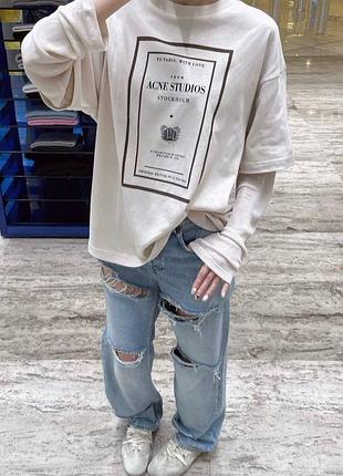 Довга кофта лонгслив acne studios 5