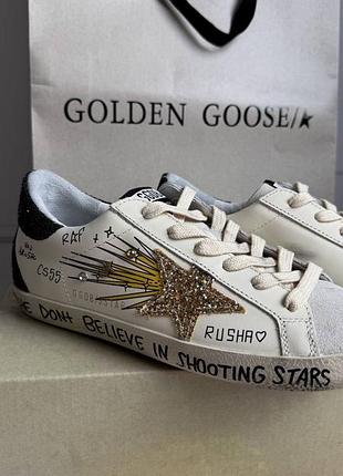 Жіночі кеди golden goose deluxe brand ggdb — натуральна шкіра, топ якість. в наявності,