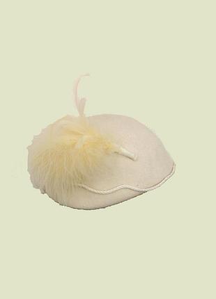 Капелюшок millinery вовна 100% фасинатор шляпка bg