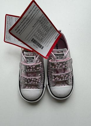 Дитячі кеди converse оригінальні нові з бірками 24/25 розмір