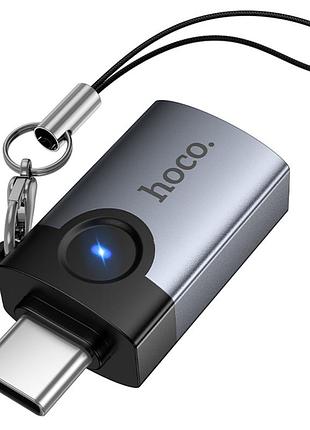 Переходник hoco ua46c type-c male to usb female usb3.0