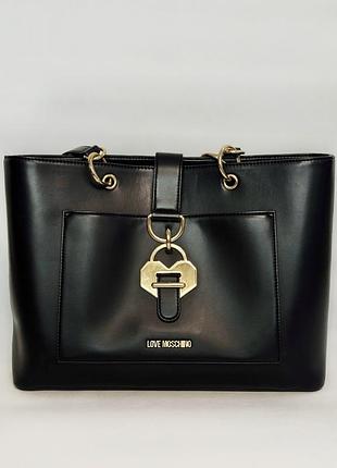 Сумка love moschino шкіряна