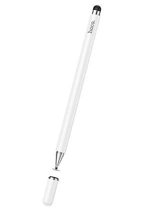 Стилус hoco gm103 universal capacitive pen белый