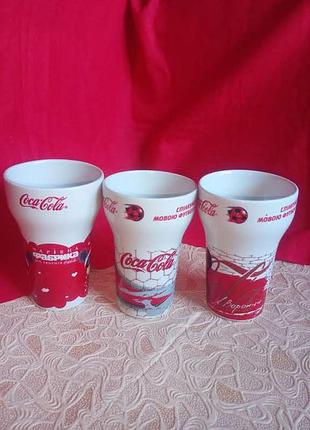 Стакан керамический  брендовый coca cola