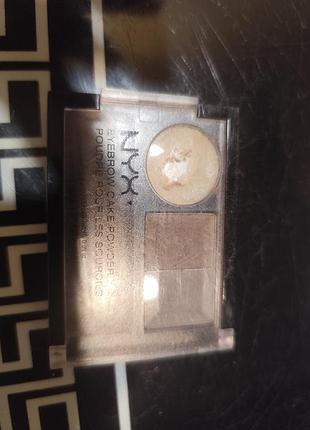 Пудр для брів (eyebrow powder) від відомого американського бренду nyx professional makeup.