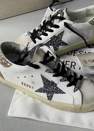 Жіночі кеди golden goose deluxe brand ggdb — натуральна шкіра, топ якість. в наявності
