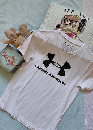 Футболка біла р 34 36 38 40 хс с м л under armour
