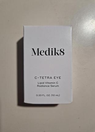 Сироватка з ліпідним вітаміном с для шкіри навколо очей medik8 c-tetra eye 10мл
новий.