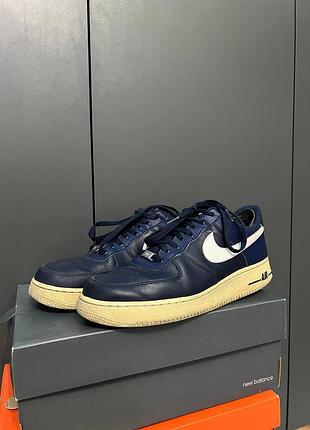 Кроссовки nike air force 1 low синие — размер 45 (29 см)