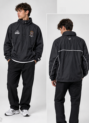 Мужская ветровка-анорак rhino aston university swp спортивная 1/4 zip