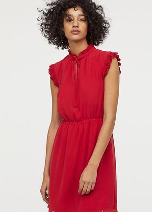 Елегантна сукня h&m у розкішному червоному кольорі